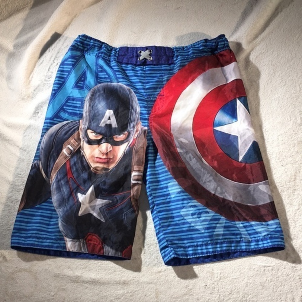 Marvel Captain America Swim Trunks